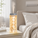 Umidificador de Cristal com LED - Aromaterapia e Bem-Estar