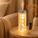 Umidificador de Cristal com LED - Aromaterapia e Bem-Estar