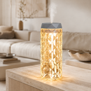 Umidificador de Cristal com LED - Aromaterapia e Bem-Estar