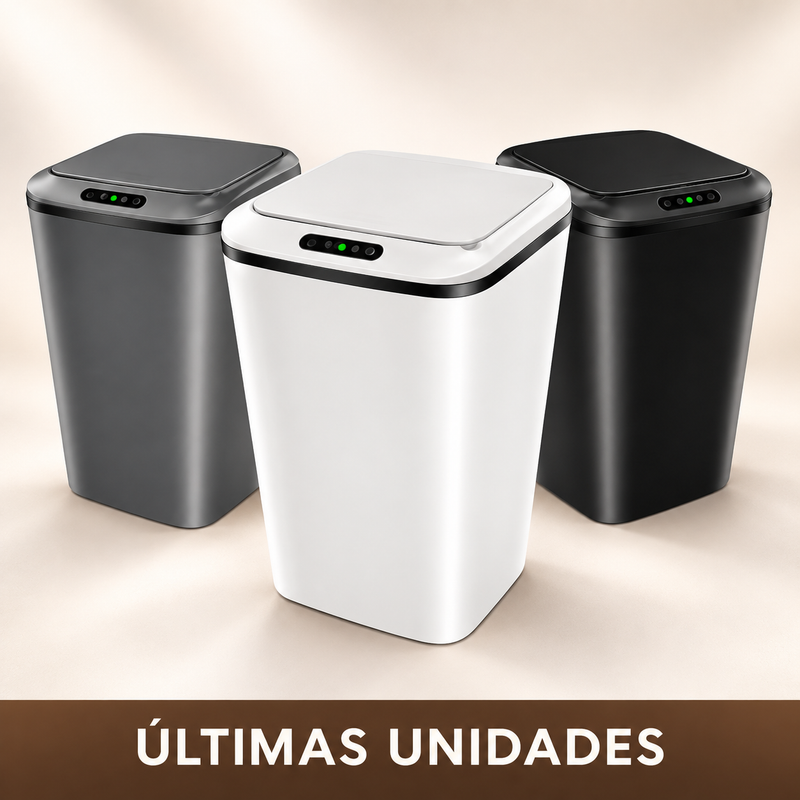 Lixeira Automática Recarregável 16L - Sua Casa Mais Higiênica e Elegante