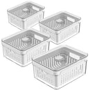 Organizadores de Geladeira Acrílico Clear Fresh