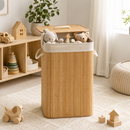 Cesto de Bambu - Organização  Elegante e Sofisticada