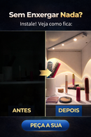 Luminária LED com Sensor de Movimento Sem Fio – Instalação em 10s