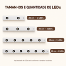 Luminária LED com Sensor de Movimento — Ilumine sem Fios e sem Quebrar a Parede