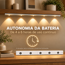 Luminária LED com Sensor de Movimento — Ilumine sem Fios e sem Quebrar a Parede