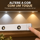 Luminária LED com Sensor de Movimento — Ilumine sem Fios e sem Quebrar a Parede