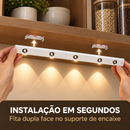 Luminária LED com Sensor de Movimento — Ilumine sem Fios e sem Quebrar a Parede