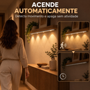 Luminária LED com Sensor de Movimento — Ilumine sem Fios e sem Quebrar a Parede