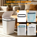 Lixeira Automática Recarregável 16L - Sua Casa Mais Higiênica e Elegante