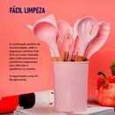Kit Funcional – Utensílios Silicone para Cozinha