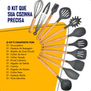 Kit Funcional – Utensílios Silicone para Cozinha