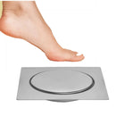 Sistema de Drenagem Click 10x10cm – Inox Cromado Anti-Cheiro