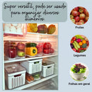 Organizadores de Geladeira Acrílico Clear Fresh
