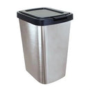 Cesto de Lixo Metalizado 9L com Tampa Automática – Anti-Ferrugem
