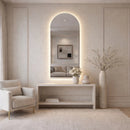 Espelho Oval Luxo Led 120 cm X 50 cm