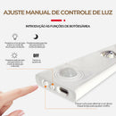 Luminária LED com Sensor de Movimento Sem Fio – Instalação em 10s