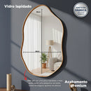 Espelho Aura Orgânica em Couro Premium 60X40