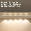 Luminária LED com Sensor de Movimento Sem Fio – Instalação em 10s