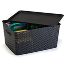 Cestos Práticos – Kit 6 Rattan com Tampa