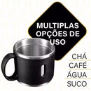 Thermo Pro 500ml – Garrafa Inox + Kit de Xícaras Compactas